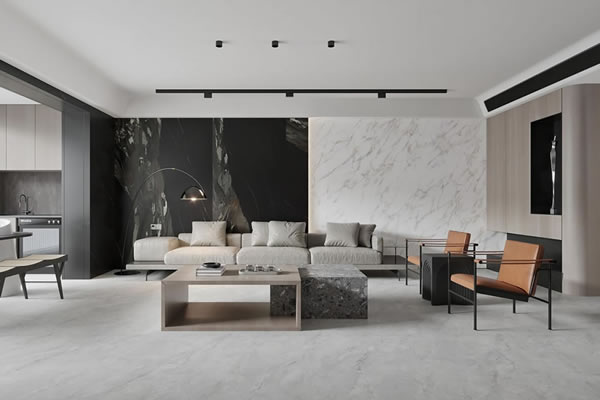 Artificial stone wall material